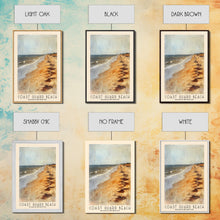 Load image into Gallery viewer, Coast Guard Beach, Massachusetts Watercolor Beach Print, Vacation Gift, Massachusetts Wall Art, Beach Painting, Beach Decor, Beach Painting