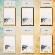 Load image into Gallery viewer, Coligny Beach, South Carolina Watercolor Print, Vacation Gift, South Carolina Wall Art, Beach Painting, Beach Decor, Large Wall Art, Wood Frame Art