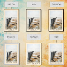 Load image into Gallery viewer, Dunwich Beach, United Kingdom Watercolor Beach Print, Vacation Gift, United Kingdom Wall Art, Framed Canvas Print, Framed Beach Painting