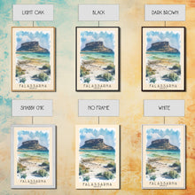 Load image into Gallery viewer, Falassarna, Greece Watercolor Beach Print, Vacation Gift, Greece Wall Art, Beach Painting, Beach Decor, Beach Painting