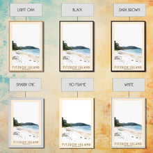 Load image into Gallery viewer, Fitzroy Island, Australia Watercolor Beach Print, Vacation Gift, Australia Wall Art, Beach Painting, Beach Decor, Beach Painting