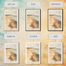 Load image into Gallery viewer, Mustang Island State Park, Texas Watercolor Print, Vacation Gift, Texas Wall Art, Vacation Wall Art, Vacatation Memories, Beach Decor, Beach Or Lakehouse Art