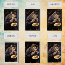 Carregar imagem no visualizador da galeria, Abstract Halloween Art of a Werewolf Howling at the Moon, Capturing the Spirit of the Spooky Season in Bold, Colorful Strokes