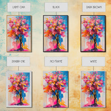 Load image into Gallery viewer, Blossom Tree in Bloom Framed Canvas Print - Nature Wall Art, Living Room Decor, Modern Artwork, Unique Floral Art for Bedroom and Office