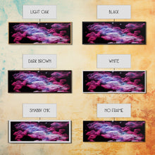 Load image into Gallery viewer, Beautiful Universe Space Art, Galaxy Print, Bubblegum Pink Art, Framed Canvas Print, Framed Wall Art