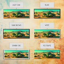 Load image into Gallery viewer, Desert Wall Art, Framed Canvas Print, Sahara Desert, Desert Image, Desert Horizon Art, Desert Abstract Art, Desert Canvas, Desert Art Work