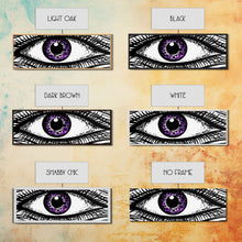 Load image into Gallery viewer, Big Eye Art, Line Art Print, Canvas Print, Eye Canvas Art, Eye Art Original, Framed Art Print, Wall Decor, Panoramic, Wall Art, Canvas Print