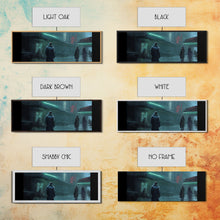 Cargar imagen en el visor de la galería, City Canvas Art Print, City Art, Dark Night Street Art, Urban Art, Neon Lights In City, Large Urban Art, Panoramic, Wall Art, Canvas Print