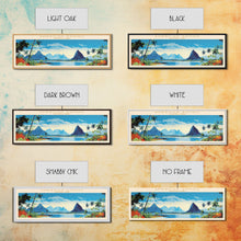 Load image into Gallery viewer, American Samoa National Park, Panoramic Samoa Travel Art, National Park Print, Minimalist Travel Art, Midcentury Modern Style Landscape