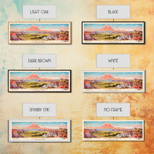 Carregar imagem no visualizador da galeria, Badlands National Park, Panoramic South Dakota Travel Art, National Park Print, Minimalist Travel Art, Midcentury Modern Style Landscape