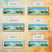Load image into Gallery viewer, Biscayne National Park, Panoramic Florida Travel Art, National Park Print, Minimalist Travel Art, Midcentury Modern Style Landscape