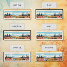 Load image into Gallery viewer, Kobuk Valley National Park, Panoramic Alaska Travel Art, National Park Print, Minimalist Travel Art, Midcentury Modern Style Landscape