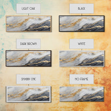 Carregar imagem no visualizador da galeria, Abstract print White and gold Marble wall art Abstract Canvas art Marble Wall decor Modern wall art Abstract Printable wall art