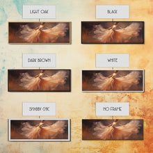 Load image into Gallery viewer, Ballerina Wall Art Watercolor Framed Canvas Print, Ballet Wall Decor, Ballet Prints, Ballerina Tutu and Slippers, Girl Room Nursery Art