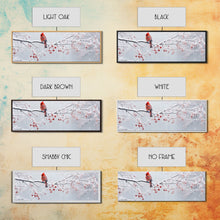 Load image into Gallery viewer, Beautiful Panoramic Southwestern Art Framed Canvas Print, Utah Desert at Sunset, Monument Valley, Pop Art, Minimalist Decor