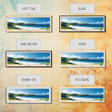 Carregar imagem no visualizador da galeria, Achmelvich Bay, Scotland Panoramic Print, Vacation Gift, Scotland Wall Art, Beach Painting, Beach Decor, Large Wall Art, Wood Frame Art