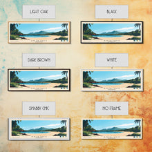 Load image into Gallery viewer, Anjajavy, Madagascar Panoramic Print, Vacation Gift, Madagascar Wall Art, Beach Painting, Beach Decor, Beach Or Lakehouse Art