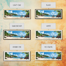 Load image into Gallery viewer, Anse Cocos, Seychelles Panoramic Beach Print, Vacation Gift, Seychelles Wall Art, Beach Painting, Beach Decor, Beach Painting