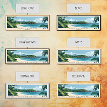 Load image into Gallery viewer, Anse La Passe, Seychelles Panoramic Print, Vacation Gift, Seychelles Wall Art, Beach Painting, Beach Decor, Beach Or Lakehouse Art