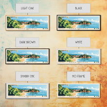 Carregar imagem no visualizador da galeria, Bahia Inglesa, Chile Panoramic Beach Print, Vacation Gift, Chile Wall Art, Framed Canvas Print, Framed Beach Painting