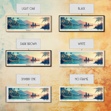 Carregar imagem no visualizador da galeria, Bali, Indonesia Panoramic Print, Vacation Gift, Indonesia Wall Art, Beach Painting, Beach Decor, Beach Or Lakehouse Art