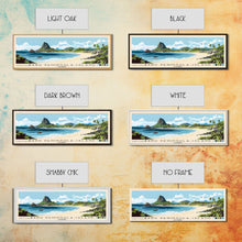 Load image into Gallery viewer, Barú Peninsula-Island, Colombia Panoramic Print, Vacation Gift, Colombia Wall Art, Vacation Wall Art, Vacatation Memories, Beach Decor, Beach Or Lakehouse Art