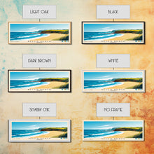 Load image into Gallery viewer, Bells Beach, Australia Panoramic Beach Print, Vacation Gift, Australia Wall Art, Beach Painting, Beach Decor, Beach Painting