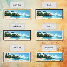 Carregar imagem no visualizador da galeria, Bintan Island, Indonesia Panoramic Beach Print, Vacation Gift, Indonesia Wall Art, Beach Painting, Beach Decor, Beach Painting