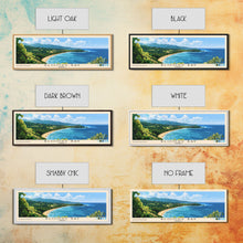 Load image into Gallery viewer, Bloody Bay, Jamaica Panoramic Beach Print, Vacation Gift, Jamaica Wall Art, Beach Painting, Beach Decor, Beach Painting