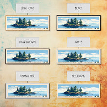 Load image into Gallery viewer, Bonaventure Island, Canada Panoramic Print, Vacation Gift, Canada Wall Art, Vacation Wall Art, Vacatation Memories, Beach Decor, Beach Or Lakehouse Art