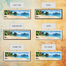 Load image into Gallery viewer, Bottle Beach, Thailand Panoramic Beach Print, Vacation Gift, Thailand Wall Art, Beach Painting, Beach Decor, Beach Painting