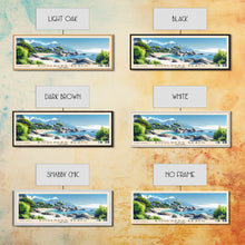 Load image into Gallery viewer, Boulders Beach, Cape Town Panoramic Print, Vacation Gift, Cape Town Wall Art, Vacation Wall Art, Vacatation Memories, Beach Decor, Beach Or Lakehouse Art