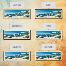 Load image into Gallery viewer, Boulders Beach, Cape Town, South Africa Panoramic Print, Vacation Gift, South Africa Wall Art, Beach Painting, Beach Decor, Beach Or Lakehouse Art