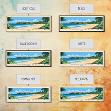 Carregar imagem no visualizador da galeria, Burwood Beach, Jamaica Panoramic Beach Print, Vacation Gift, Jamaica Wall Art, Beach Painting, Beach Decor, Beach Painting