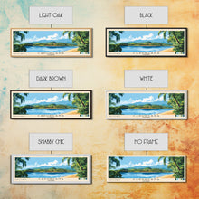 Carregar imagem no visualizador da galeria, Capurgana, Colombia Panoramic Beach Print, Vacation Gift, Colombia Wall Art, Beach Painting, Beach Decor, Beach Painting