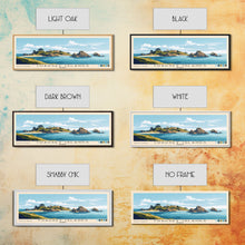 Cargar imagen en el visor de la galería, Chausey Islands, France Panoramic Beach Print, Vacation Gift, France Wall Art, Beach Painting, Beach Decor, Beach Painting