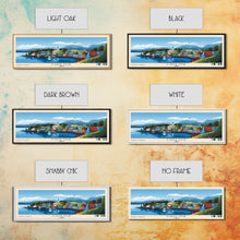 Cargar imagen en el visor de la galería, Chiloé, Chile Panoramic Print, Vacation Gift, Chile Wall Art, Beach Painting, Beach Decor, Large Wall Art, Wood Frame Art