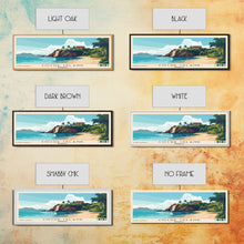 Load image into Gallery viewer, Coche Island, Venezuela Panoramic Print, Vacation Gift, Venezuela Wall Art, Beach Painting, Beach Decor, Beach Or Lakehouse Art