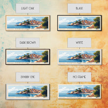 Load image into Gallery viewer, Cortegada Island, Spain Panoramic Beach Print, Vacation Gift, Spain Wall Art, Beach Painting, Beach Decor, Beach Painting