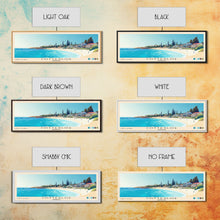 Load image into Gallery viewer, Cottesloe, Australia Panoramic Print, Vacation Gift, Australia Wall Art, Beach Painting, Beach Decor, Large Wall Art, Wood Frame Art