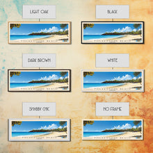 Cargar imagen en el visor de la galería, Folkestone Beach, Barbados Panoramic Print, Vacation Gift, Barbados Wall Art, Beach Painting, Beach Decor, Beach Or Lakehouse Art
