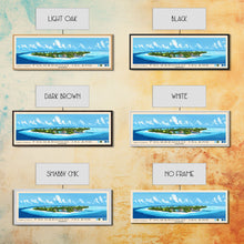 Load image into Gallery viewer, Fulhadhoo Island, Maldives Panoramic Print, Vacation Gift, Maldives Wall Art, Beach Painting, Beach Decor, Beach Or Lakehouse Art
