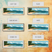 Carregar imagem no visualizador da galeria, Gili Asahan, Indonesia Panoramic Print, Vacation Gift, Indonesia Wall Art, Vacation Wall Art, Vacatation Memories, Beach Decor, Beach Or Lakehouse Art