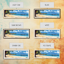 Carregar imagem no visualizador da galeria, Gili Islands, Indonesia Panoramic Print, Vacation Gift, Indonesia Wall Art, Beach Painting, Beach Decor, Beach Or Lakehouse Art