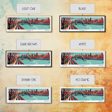 Cargar imagen en el visor de la galería, Chicago Illinois Panoramic Travel Poster Canvas Print