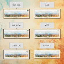 Carregar imagem no visualizador da galeria, Ferrara Italy Travel Art, City Art, Framed Canvas Print or Metal Wall Art, Europe Travel Poster, Panoramic Wall Art, Extra Wide Wall Art