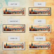 Carregar imagem no visualizador da galeria, Aalst Belgium Travel Print Wall Art, Panoramic City Art, Travel Art, Wall Decor, Vacation Gift, Framed Canvas Print Or Metal Art