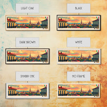 Carregar imagem no visualizador da galeria, Bologna Italy Wall Art, Panoramic Travel Poster, Panoramic Framed Canvas Print, City Wall Art, Wall Hanging Home Decor, Travel Art