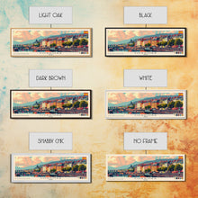 Load image into Gallery viewer, Cordoba Spain Travel Art, City Art, Framed Canvas Print or Metal Wall Art, Europe Travel Poster, Panoramic Wall Art, Extra Wide Wall Art