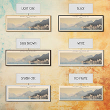 Load image into Gallery viewer, Amalfi Coast COUNTRY Travel Poster Print, Framed Canvas Print, Italy Travel Art, Wood Framed Art, Wall Hanging, Home Decor